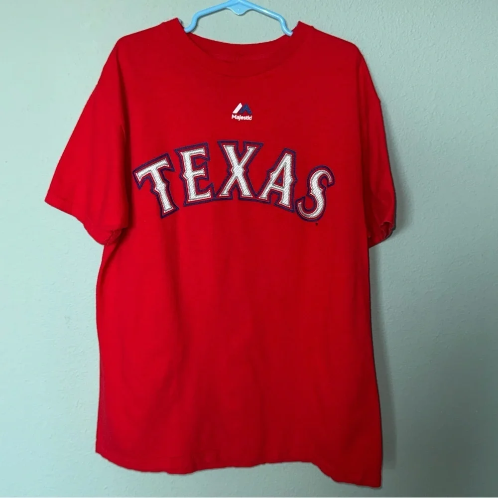 Texas Ranger Vibrant Red Rougned‎ Odor Tee